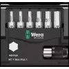 Wera Bit-Check 7 Hex-Plus 1 Screwdriver Bit Set, 7 pcs, H2-H6