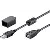 USB cable Goobay 93284 USB 2.0 2 m USB A Black