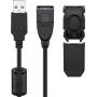 USB cable Goobay 93284 USB 2.0 2 m USB A Black