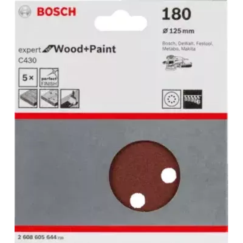 Sanding Discs Bosch C430 Expert for Wood and Paint