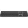 Logitech K950 Signature Slim Keyboard Office RF Wireless Bluetooth QWERTY Danish Finnish Nordic Swedish Graphite