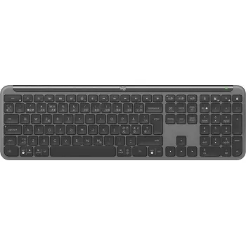 Logitech K950 Signature Slim Keyboard Office RF Wireless Bluetooth QWERTY Danish Finnish Nordic Swedish Graphite