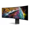 Samsung G95SC computer monitor 124.5 cm (49 inch) 5120 x 1440 pixels Dual QHD OLED Silver