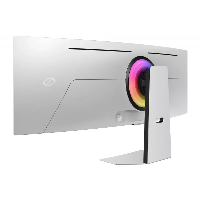 Samsung G95SC computer monitor 124.5 cm (49 inch) 5120 x 1440 pixels Dual QHD OLED Silver