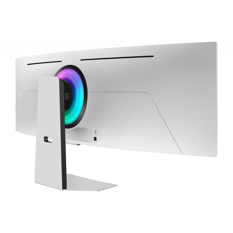 Samsung G95SC computer monitor 124.5 cm (49 inch) 5120 x 1440 pixels Dual QHD OLED Silver