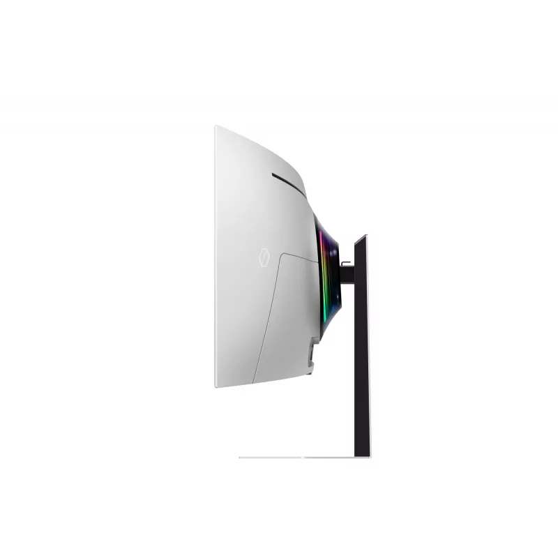 Samsung G95SC computer monitor 124.5 cm (49 inch) 5120 x 1440 pixels Dual QHD OLED Silver