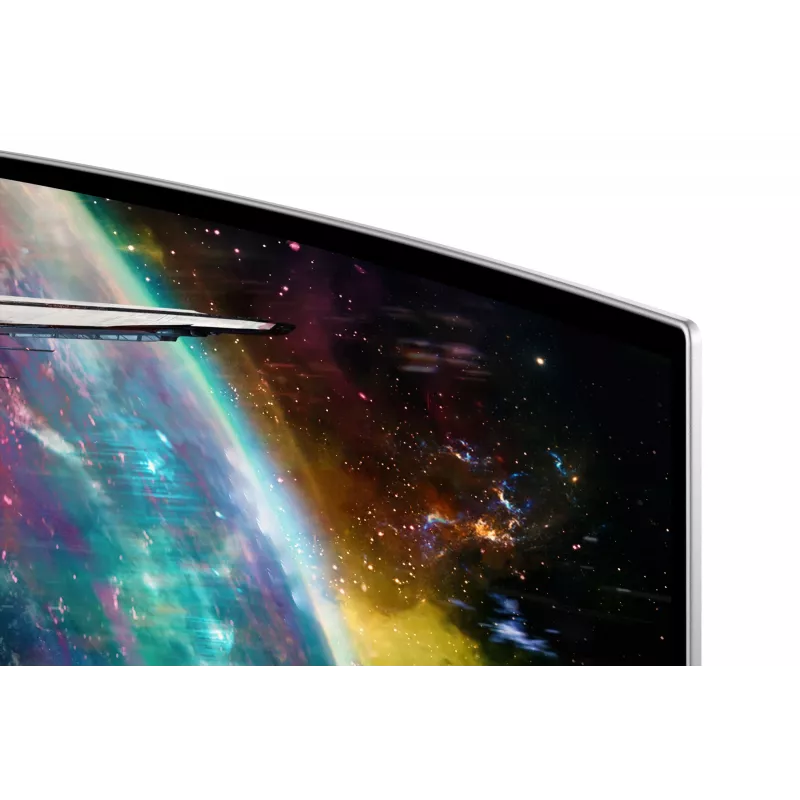 Samsung G95SC computer monitor 124.5 cm (49 inch) 5120 x 1440 pixels Dual QHD OLED Silver