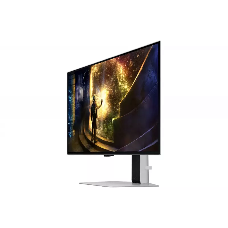 Samsung G61SD computer monitor 68.6 cm (27 inch) 2560 x 1440 pixels Quad HD OLED Silver