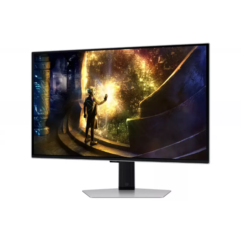 Samsung G61SD computer monitor 68.6 cm (27 inch) 2560 x 1440 pixels Quad HD OLED Silver