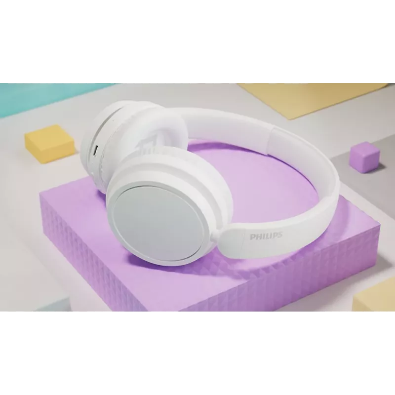 Philips 5000 series TAH5209WT/00 headphones/headset Wireless Head-band Calls/Music Bluetooth White