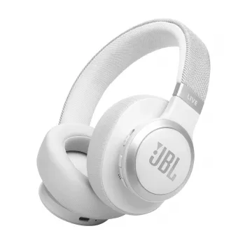 JBL Live 770NC Headset Wireless Head-band Calls/Music Bluetooth White