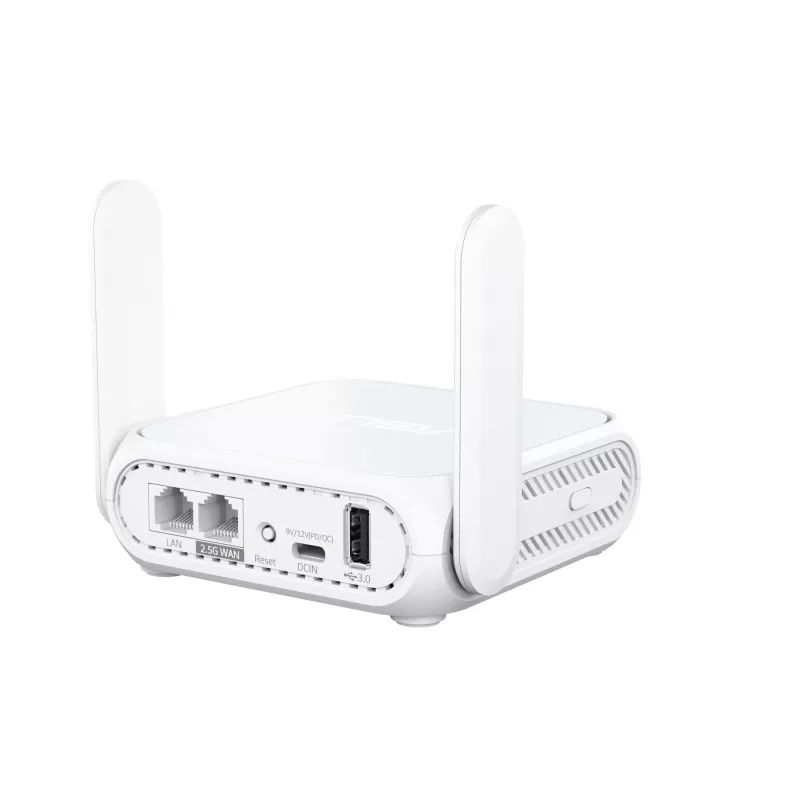 ASUS RT-BE58 Go wireless router 2.5 Gigabit Ethernet Dual-band (2.4 GHz / 5 GHz) White