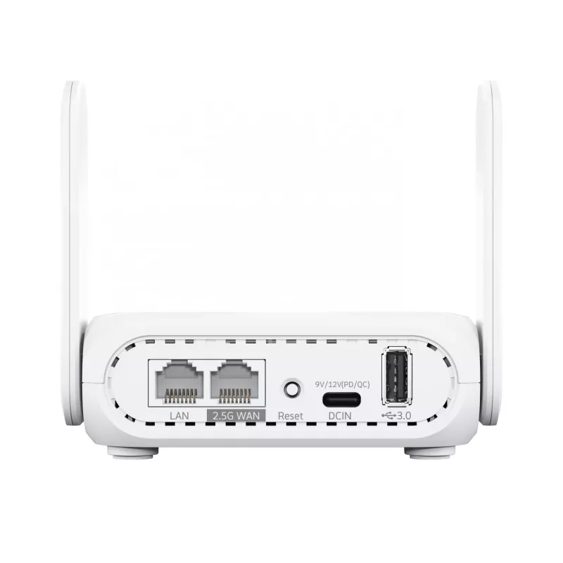 ASUS RT-BE58 Go wireless router 2.5 Gigabit Ethernet Dual-band (2.4 GHz / 5 GHz) White