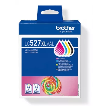 Cartridge Brother LC-527XLVAL Multipack MFCJ4350DW/4550DW Color