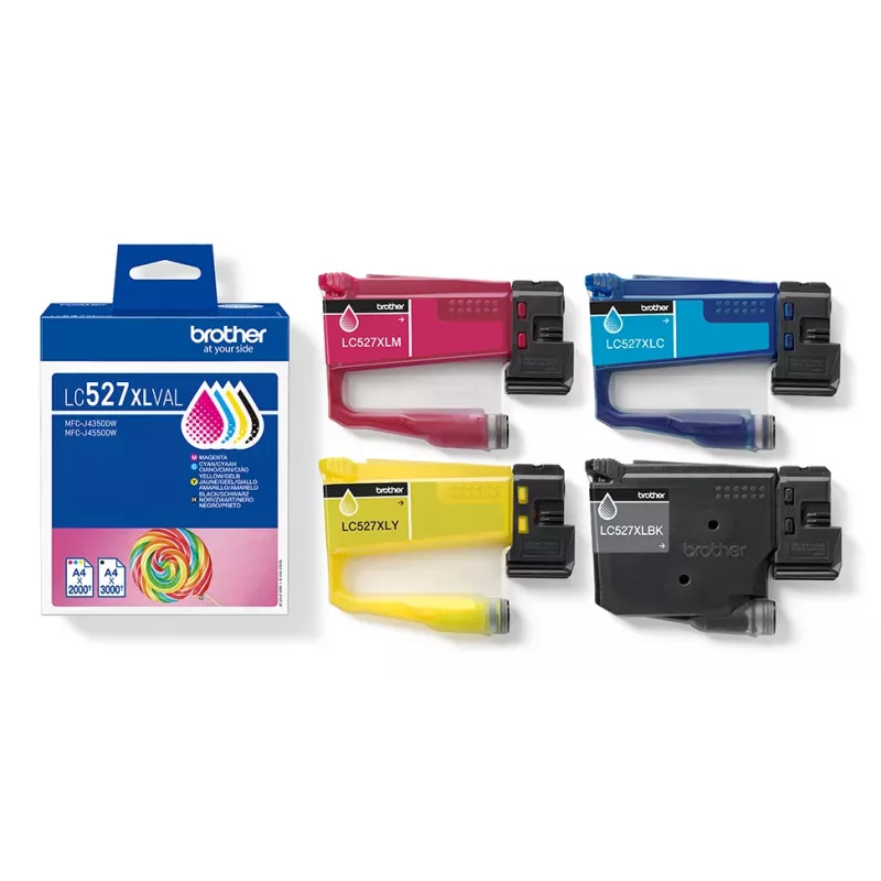 Cartridge Brother LC-527XLVAL Multipack MFCJ4350DW/4550DW Color