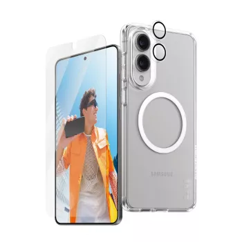 Screen protector bundle PanzerGlass CARE Flagship for Samsung S25 Edge — 3-in-1 set
