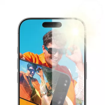 PanzerGlass Anti-Reflective Armor Screen Protector iPhone 17 iPhone 16 Pro Scratch Shock Resistant