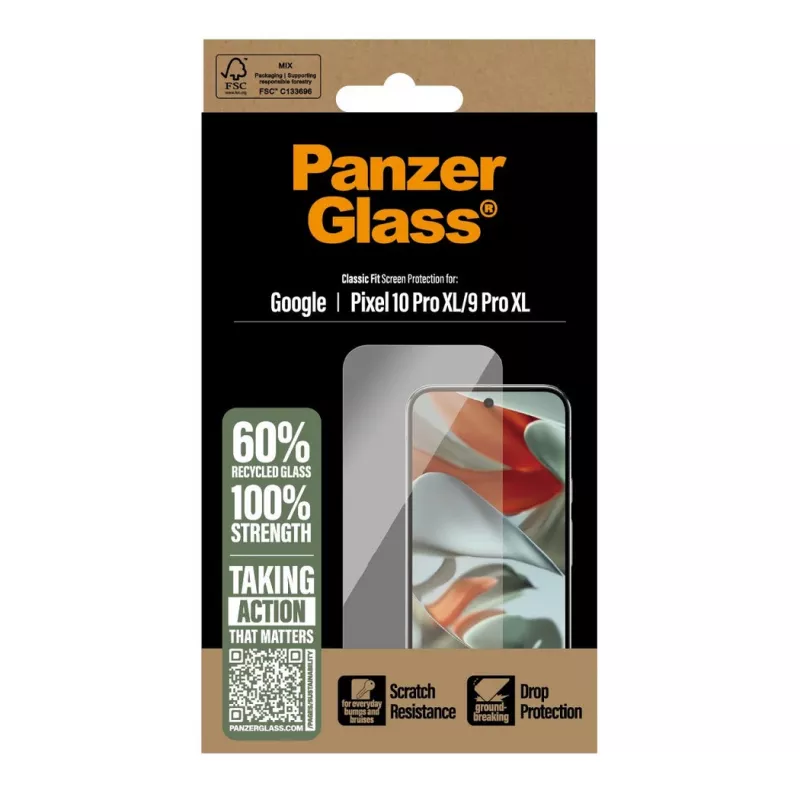 PanzerGlass screen/back protector for Google Pixel 10 Pro XL / 9 Pro XL, clear, 1 pc (PG92324)
