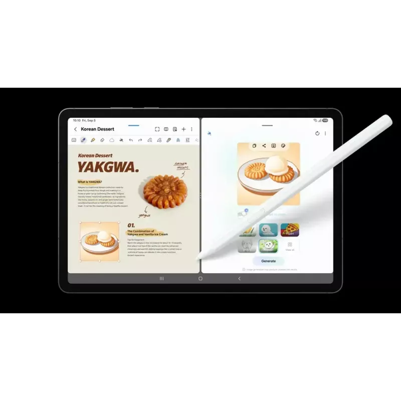Tablet Samsung Galaxy Tab S11 5G 11 inch 12GB RAM 256GB, 2560x1600 display, IP68, 13MP rear, 12MP front