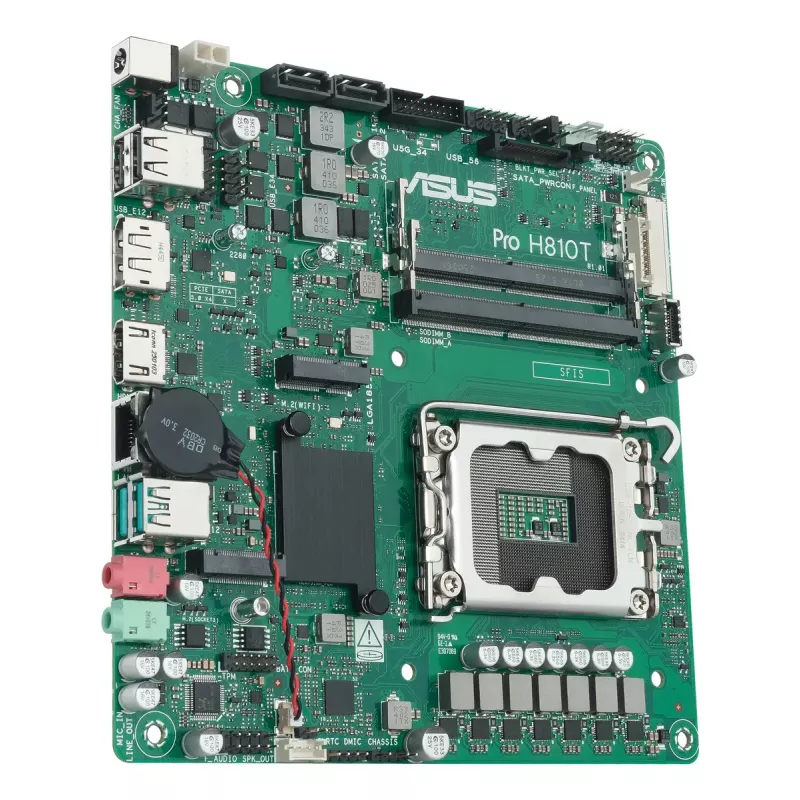 Motherboard ASUS Pro H810T-CSM Intel H810 LGA 1851 mini ITX DDR5 128GB