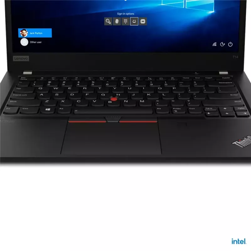 Laptop tecXL ThinkPad T14 Gen 2 (Intel) i5-1145G7, 14 inch FHD, 16GB DDR4, 512GB SSD, Wi‑Fi 6, Windows 11 Pro, Black