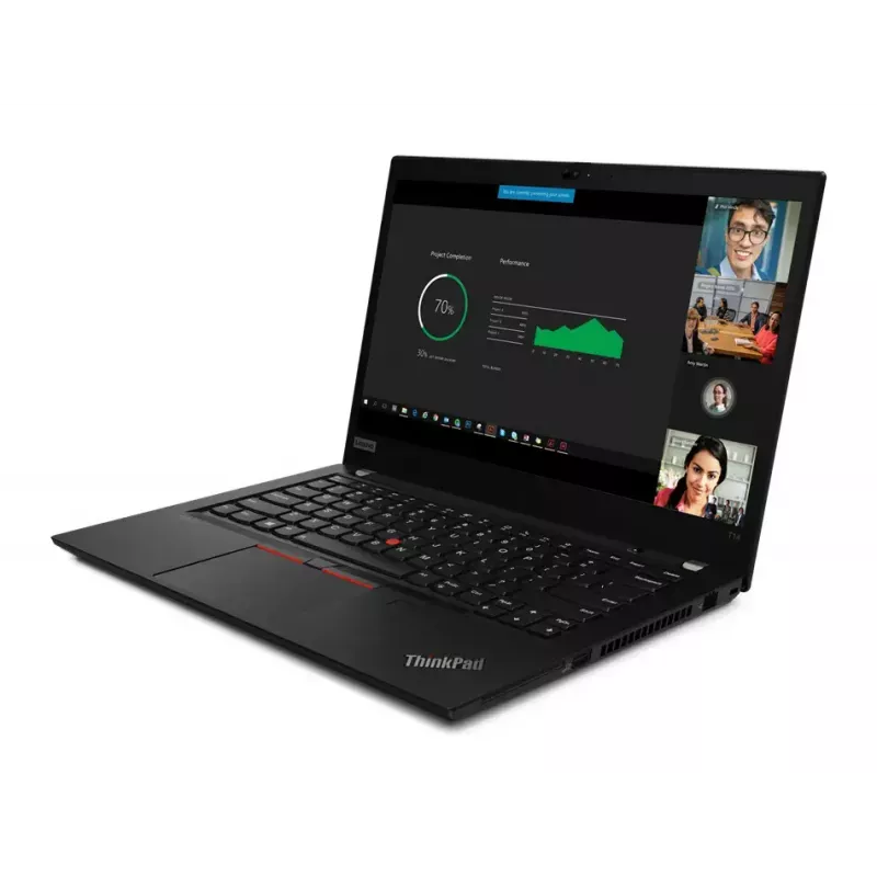 Laptop tecXL ThinkPad T14 Gen 2 (Intel) i5-1145G7, 14 inch FHD, 16GB DDR4, 512GB SSD, Wi‑Fi 6, Windows 11 Pro, Black