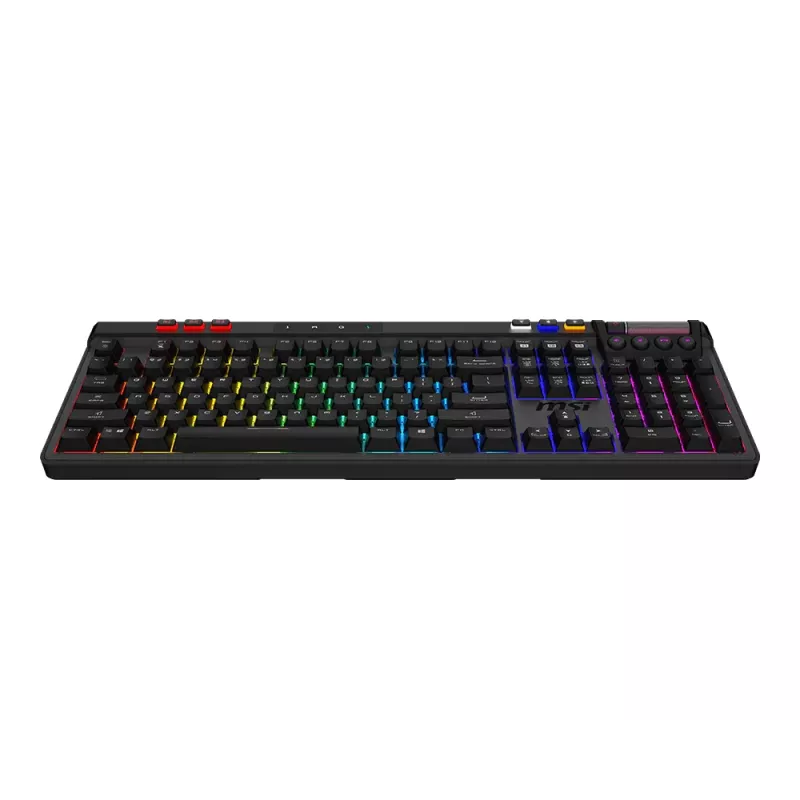 MSI Strike Pro Wireless Silent Mechanical Gaming Keyboard, DE (QWERTZ) Layout, Black