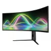 LC-Power LC-M49QCK 49 inch Dual QHD (5120×1440) Curved VA LCD Monitor, 3 ms, 32:9, VESA, Height Adjustable, Black