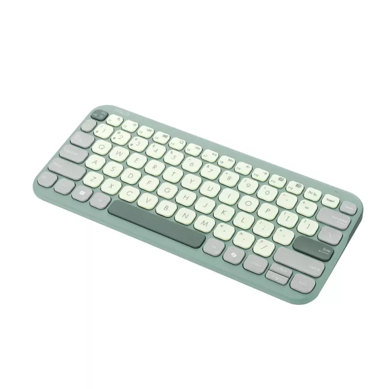 ASUS KW100 /GN/GE/81 keyboard Home Bluetooth QWERTZ German Green, Light Green