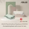 ASUS KW100 /GN/GE/81 keyboard Home Bluetooth QWERTZ German Green, Light Green