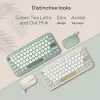 ASUS KW100 /GN/GE/81 keyboard Home Bluetooth QWERTZ German Green, Light Green