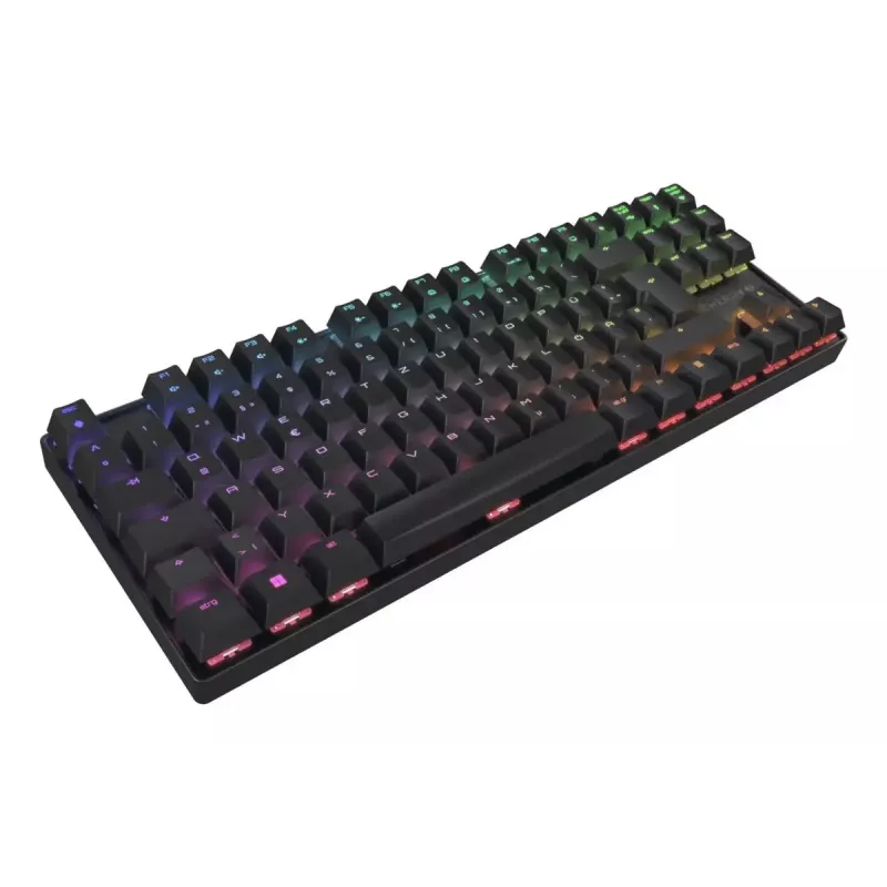 Mechanical Gaming Keyboard CHERRY XTRFY Cherry MX 8.2 TKL Wireless — Tenkeyless, QWERTZ, USB + RF + Bluetooth, RGB, Black