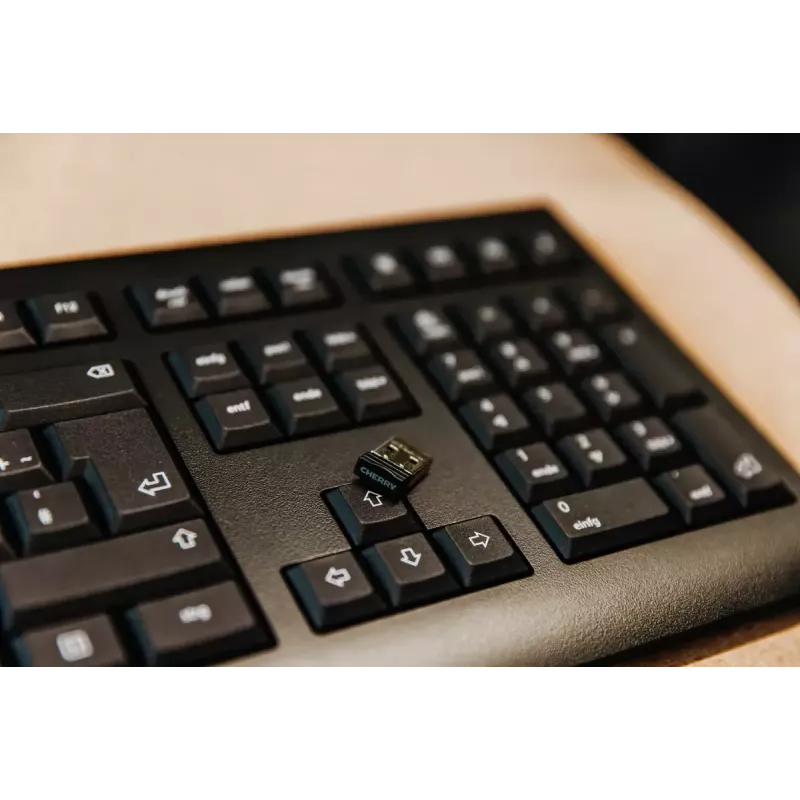 CHERRY KW 3000 keyboard Universal RF Wireless QWERTY US International Black