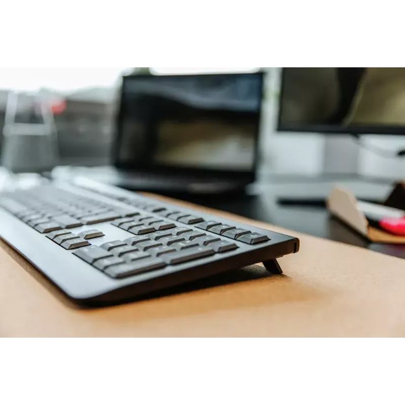 CHERRY KW 3000 keyboard Universal RF Wireless QWERTY US International Black