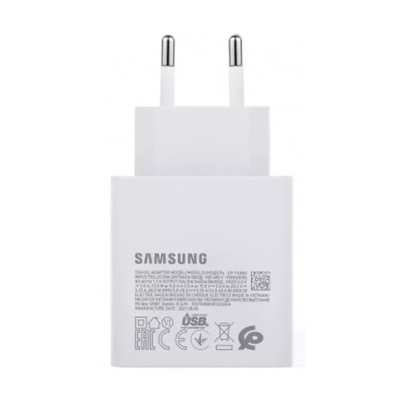 Charger Samsung 65W PD USB-C TA865W White — 65 W PD USB-C Fast Charger