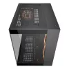 COUGAR PC Midi Tower Case FV150 ARGB — Black, ATX/MicroATX/Mini-ITX, 3x120mm front + 1x120mm rear, 2x3.5 inch & 2x2.5 inch bays