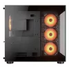 COUGAR PC Midi Tower Case FV150 ARGB — Black, ATX/MicroATX/Mini-ITX, 3x120mm front + 1x120mm rear, 2x3.5 inch & 2x2.5 inch bays