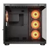 COUGAR PC Midi Tower Case FV150 ARGB — Black, ATX/MicroATX/Mini-ITX, 3x120mm front + 1x120mm rear, 2x3.5 inch & 2x2.5 inch bays