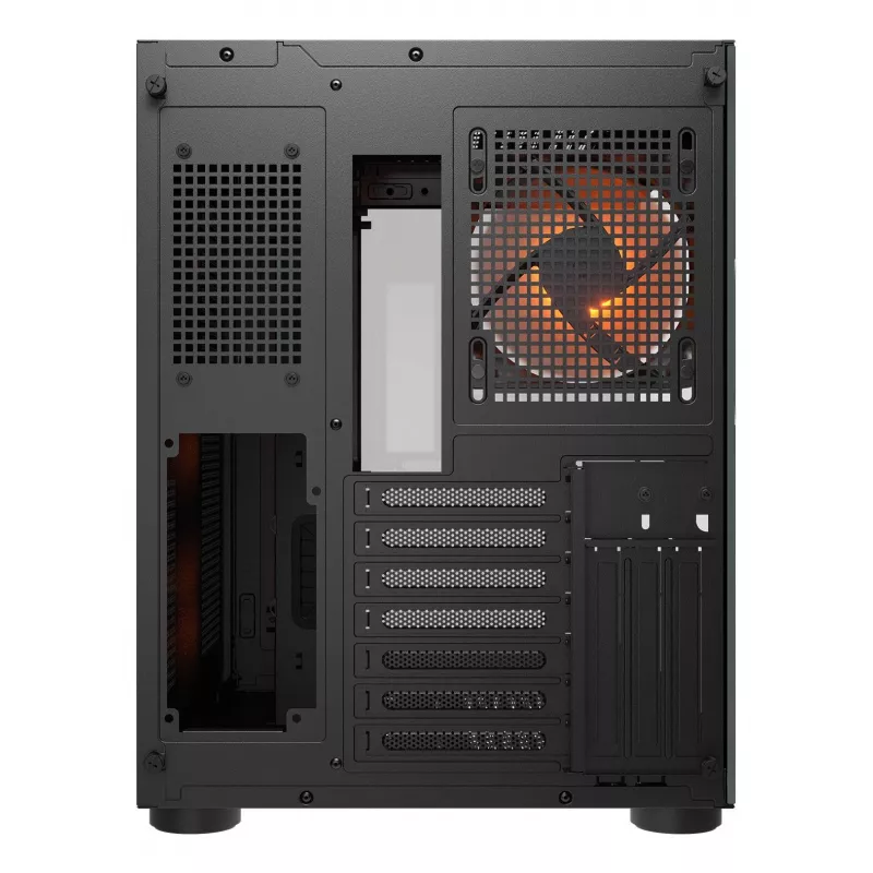 COUGAR PC Midi Tower Case FV150 ARGB — Black, ATX/MicroATX/Mini-ITX, 3x120mm front + 1x120mm rear, 2x3.5 inch & 2x2.5 inch bays