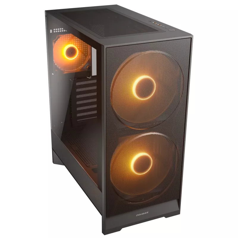 COUGAR Midi Tower Case, Airface 180, ARGB, Black