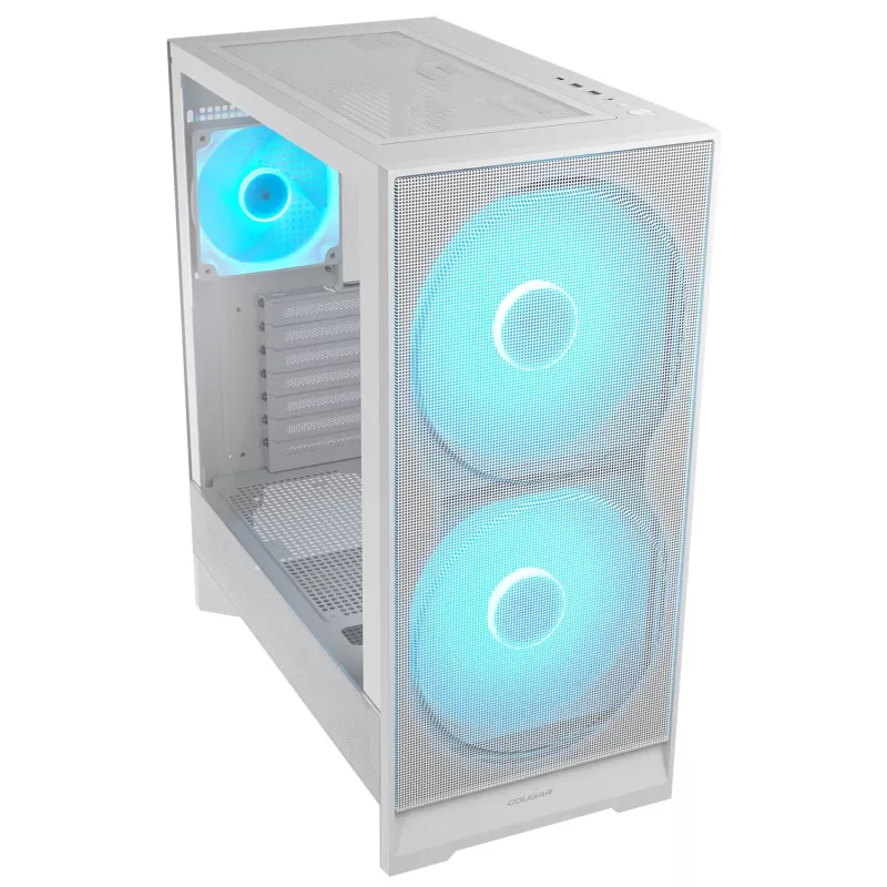 COUGAR Midi Tower Case, Airface 180, ARGB, White