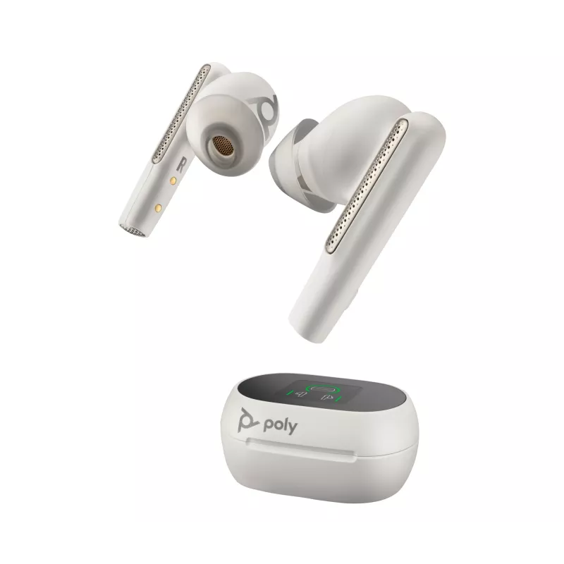 HP Poly Poly Voyager Free 60/60+ White Earbuds (2 Pieces)
