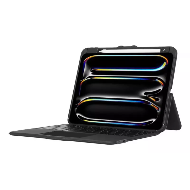 Targus VersaVu Spanish Bluetooth Black Keyboard Trackpad for iPad 13 inch
