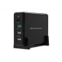 Conceptronic OZUL 4-Port 65W USB PD Desktop Charger, Indoor, AC, 5 V, Black