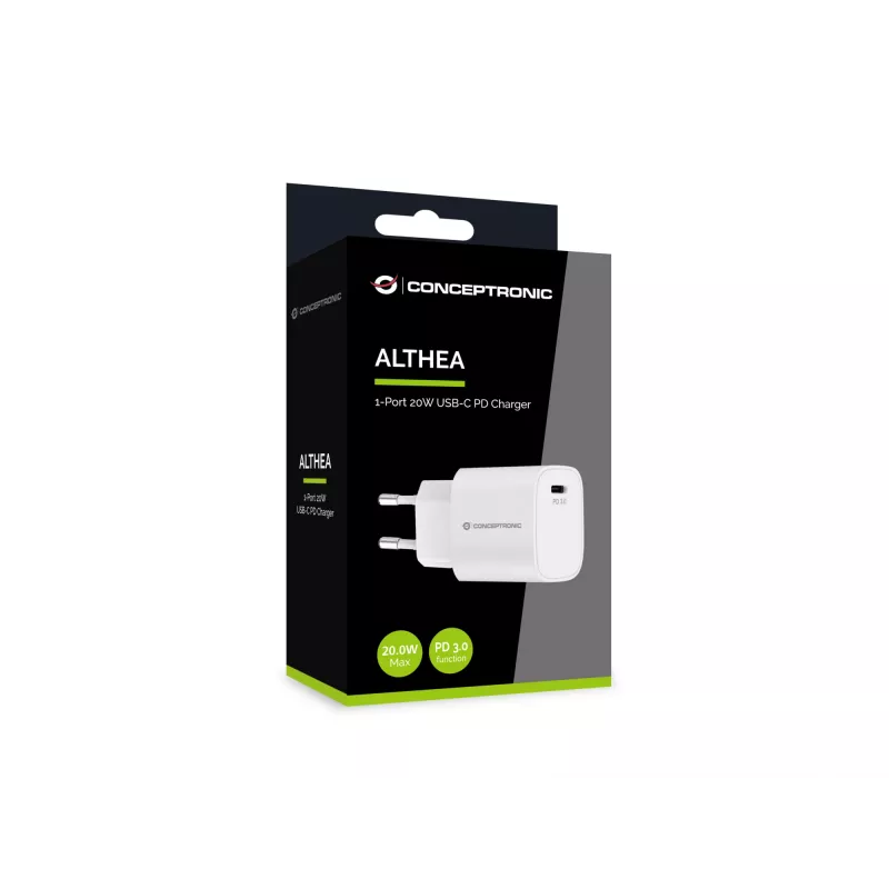 Charger Conceptronic 1-Port 20W USB-C PD Charger