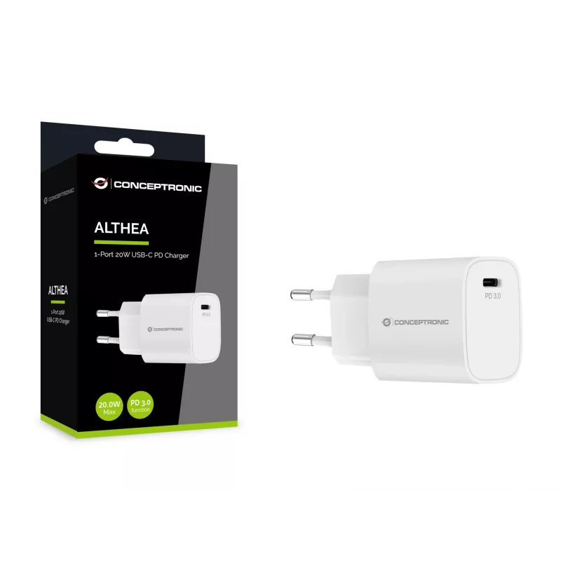 Charger Conceptronic 1-Port 20W USB-C PD Charger