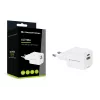 Conceptronic 2-Port 20W GaN USB PD Charger, USB-C x 1, USB-A x 1, QC 3.0, PPS