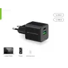 Conceptronic 2-Port 20W GaN USB PD Charger, USB-C x 1, USB-A x 1, QC 3.0, PPS