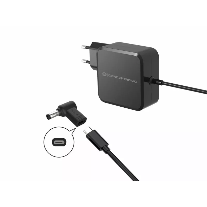 Conceptronic ABBY15PC04 DC to USB-C Adapter, Asus/Universal 5.5x2.5mm, 18-20V