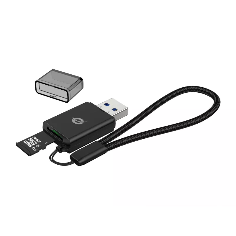 Conceptronic BIAN07B TF/MicroSD 3.0 Card Reader, UHS-I, USB 3.0, 5Gbps